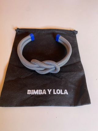Collar Bimba y Lola Nudo Blanco y Azul