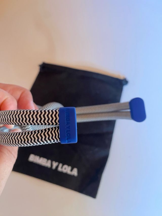 Collar Bimba y Lola Nudo Blanco y Azul