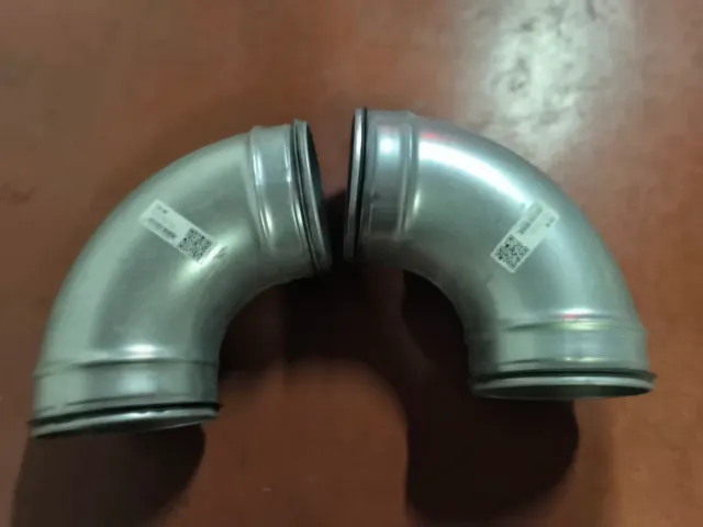 Codos  galvanizados  90º 125mm