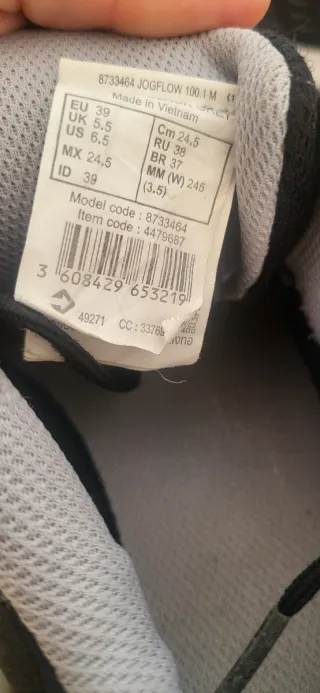Zapatillas niño Kalenji Talla 39