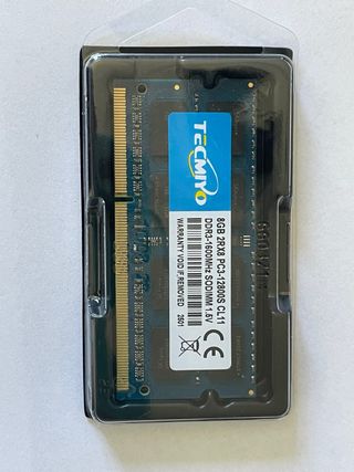 Memoria RAM Tecmiyo 8GB DDR3L 1600MHz