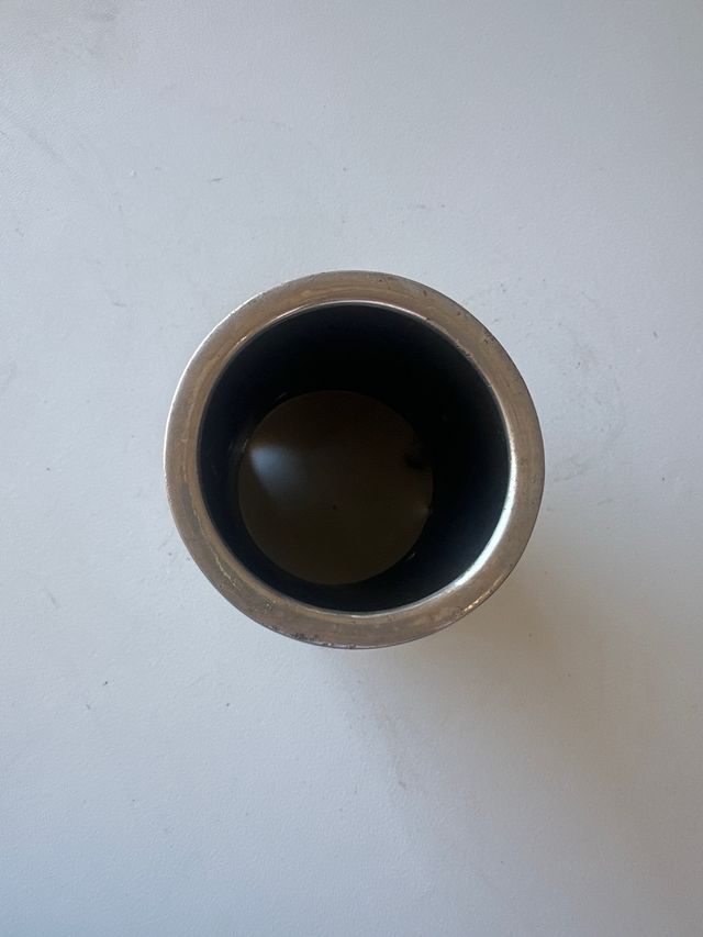 Cola de escape cromada