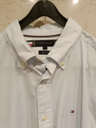 Camisa Tommy Hilfiger Azul Talla L