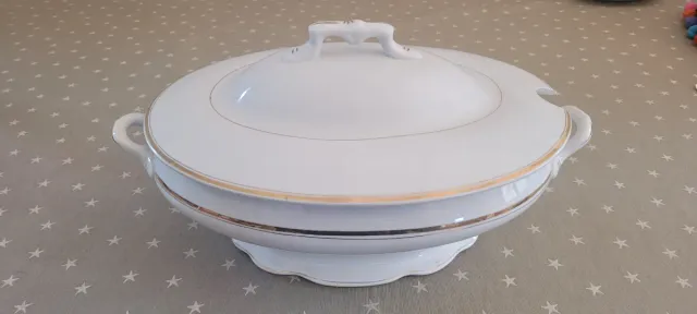 Antigua vajilla La Asturiana Gijón porcelana