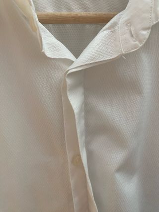 Camisa Zara Man Blanca Slim Fit talla M
