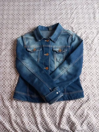 Chaqueta Vaquera Zara Kids Azul Tall 11-12 (152cm)