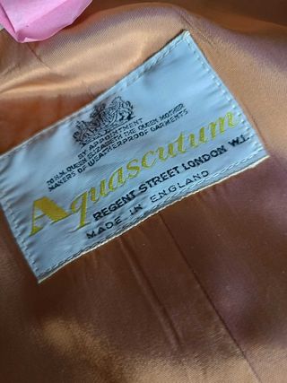 Gabardina Aquascutum Beige Made in England