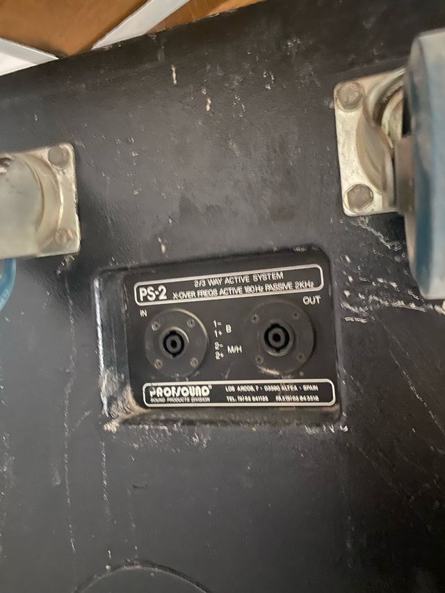 Bafles Profsound Negros