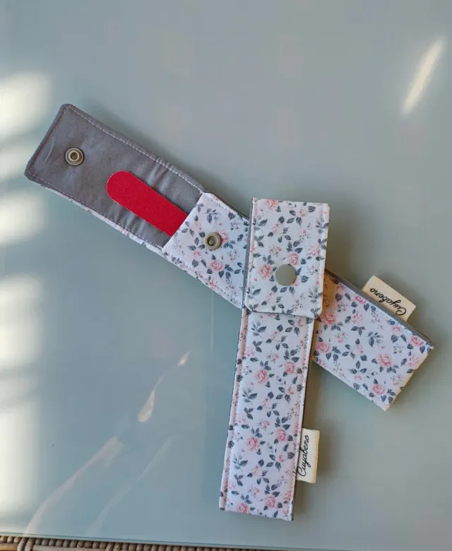 Funda para lima de uñas con cierre snap