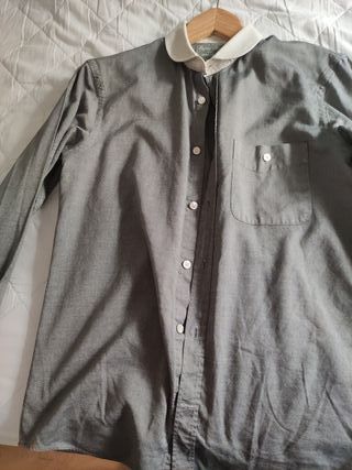 Camisa Zara Urban Gris Talla S