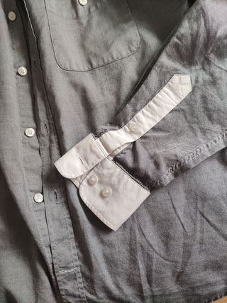 Camisa Zara Urban Gris Talla S