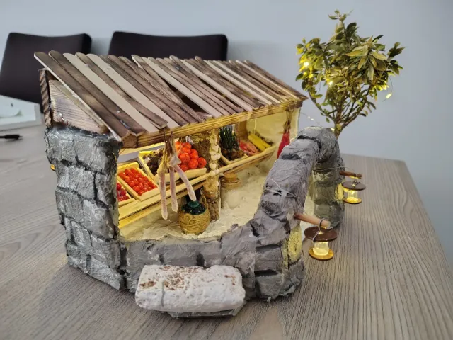 Maqueta mercado belen