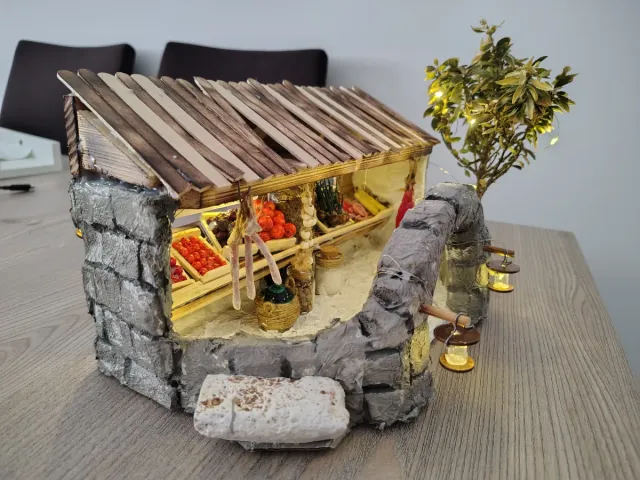 Maqueta mercado belen