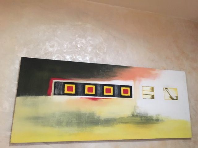 Cuadro abstracto lienzo