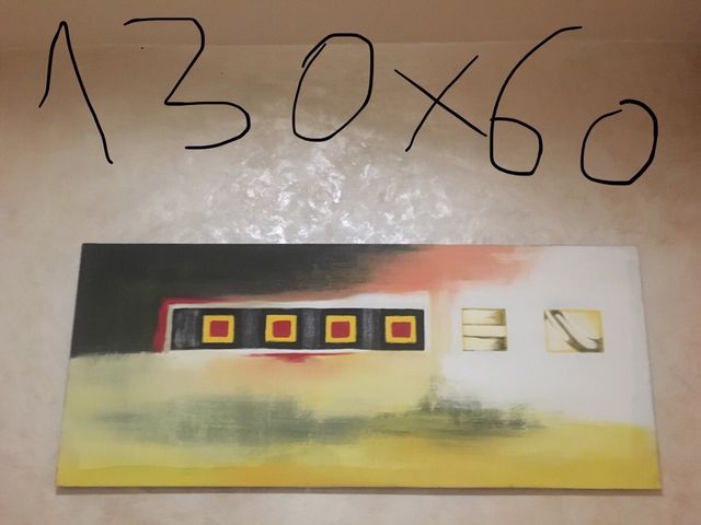 Cuadro abstracto lienzo