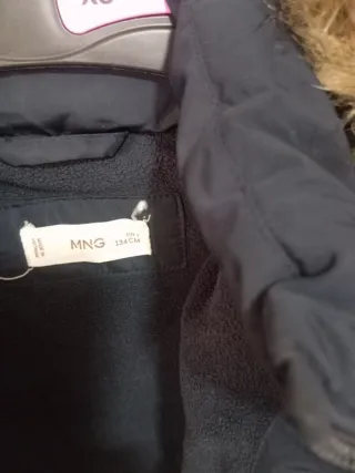 Plumífero Negro Talla XS