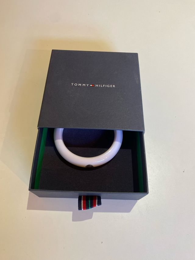 Pulsera Tommy Hilfiger Plástico Blanco