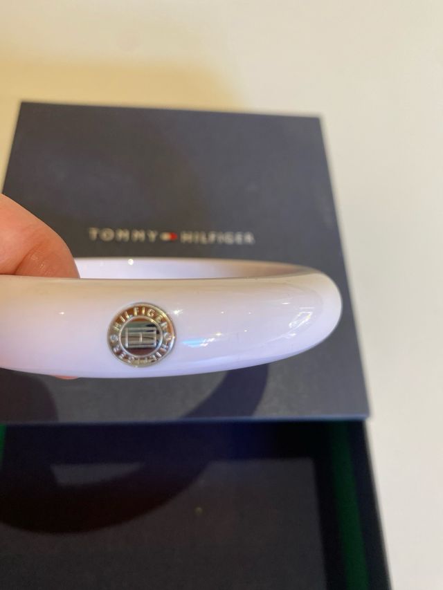 Pulsera Tommy Hilfiger Plástico Blanco