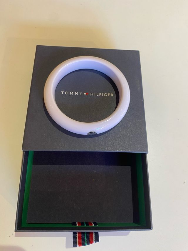 Pulsera Tommy Hilfiger Plástico Blanco