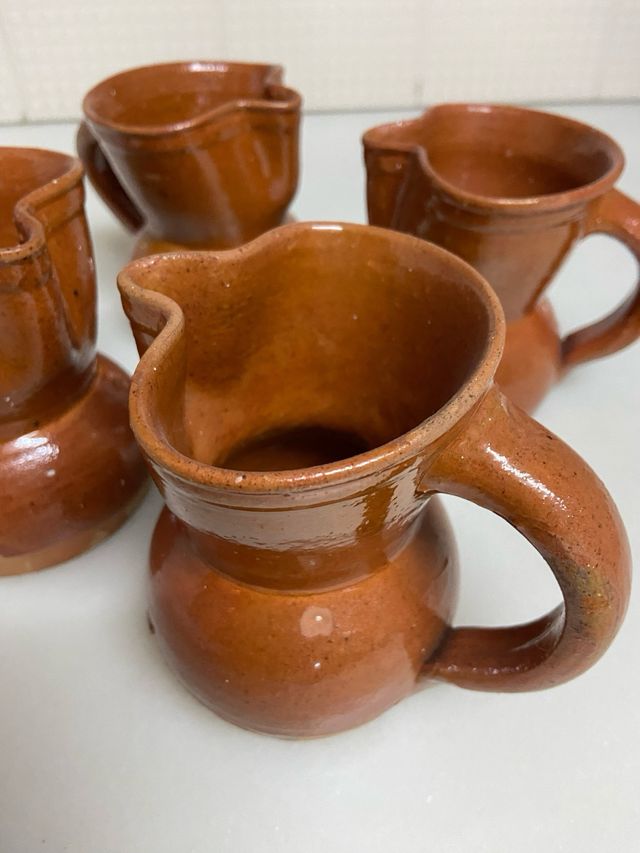 4 Jarras Barro Pequeñas