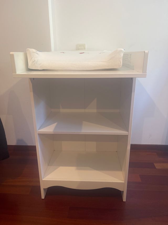 Cambiador infantil blanco