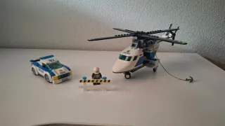 Set LEGO Policía Helicóptero y Coche