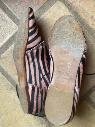 Zapatos Bimba y Lola T40 Piel Cebra