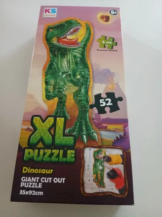 Puzzle XL Dinosaurio. 52 Piezas