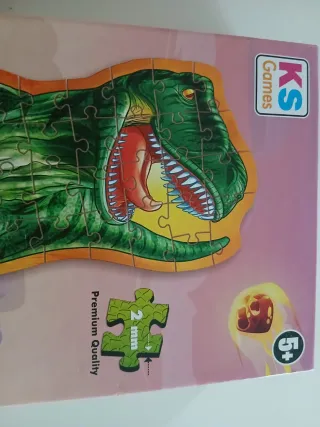 Puzzle XL Dinosaurio. 52 Piezas