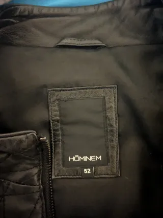 Cazadora Negra Hominem Talla 52