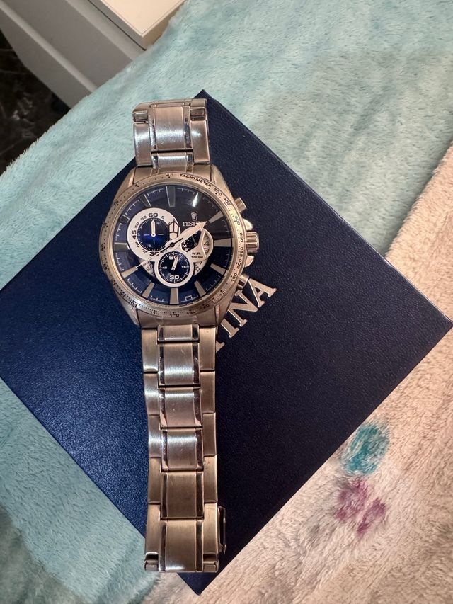 Reloj Festina Cronógrafo Azul