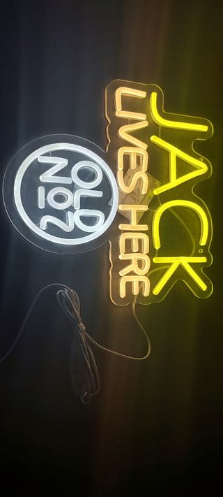 Lampada Neon LED "Jack Lives Here Old No7"