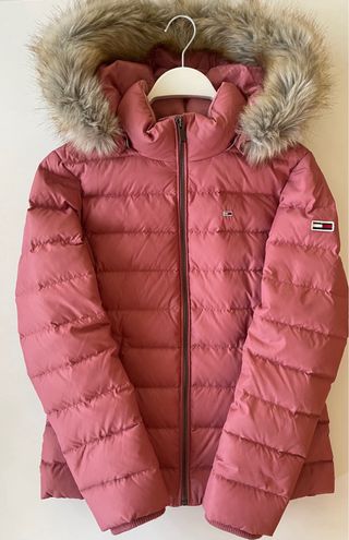 Abrigo Plumas Tommy Jeans Rosa