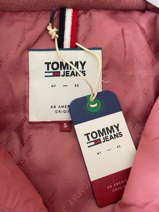 Abrigo Plumas Tommy Jeans Rosa