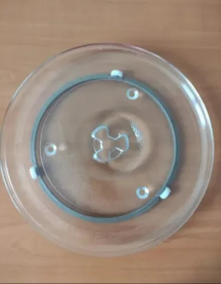 Plato giratorio de microondas de cristal