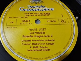 Vinilo Franz Liszt - Los Preludios
