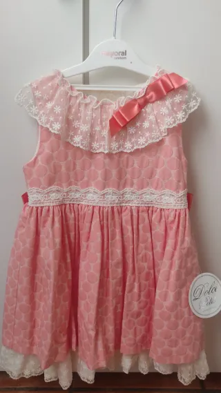 Vestido niña talla 6 años. Dolce Petit
