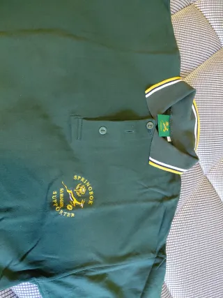 Camiseta Rugby Verde Springbok Supporters