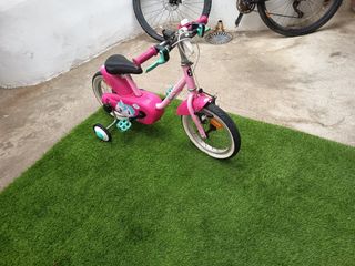 Bicicleta infantil rosa