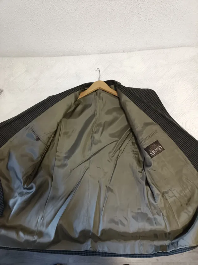 Americana de hombre a cuadros