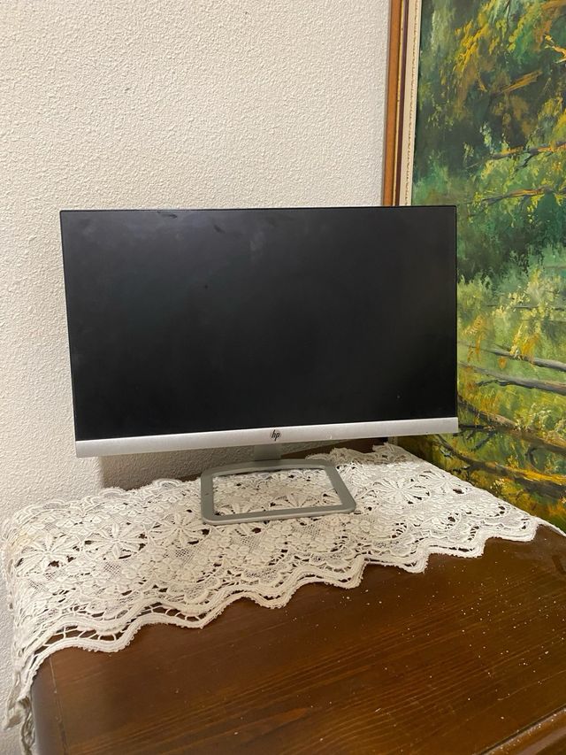 Monitor HP Negro/Plateado