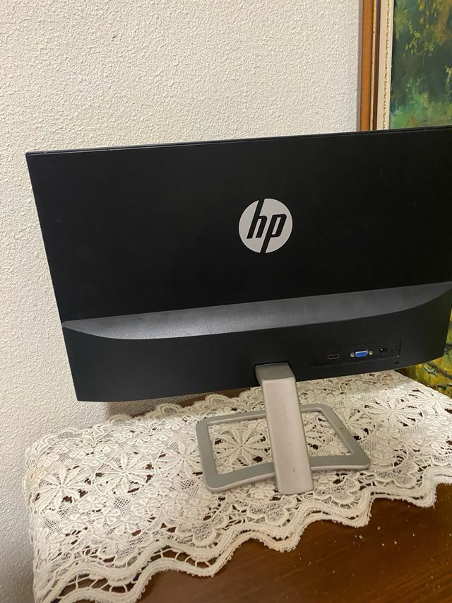 Monitor HP Negro/Plateado