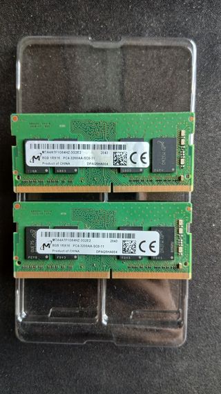 2x 8GB DDR4 SODIMM 3200MHz
