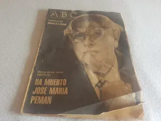 Periódico ABC Homenaje a Peman
