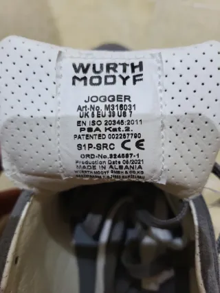 Zapatillas de seguridad Wurth Modif