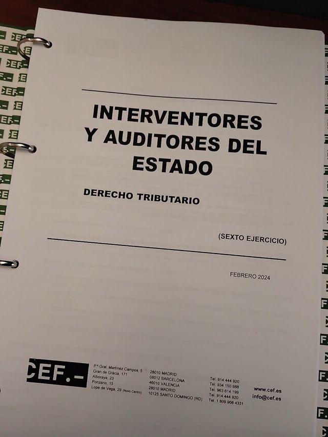 Temas Oposición  auditor e interventor del Estado