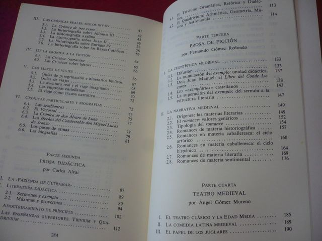 LA PROSA Y EL TEATRO EN LA EDAD MEDIA ( ALVAR )