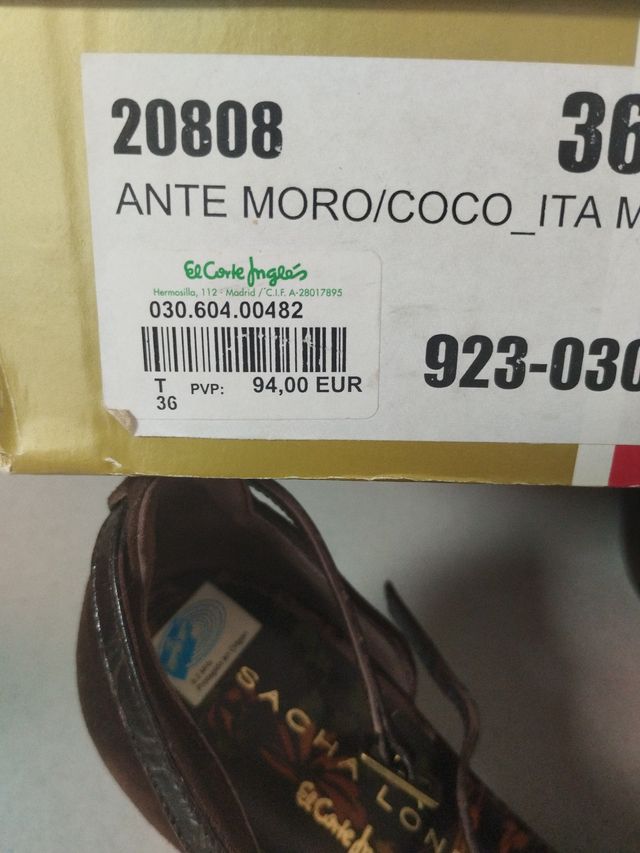 Zapatos Sacha London Talla 36.5 Marrones