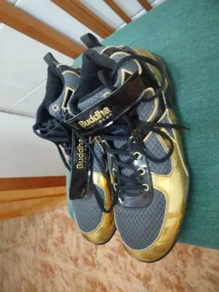 Botas Boxeo Buddha Negro/Dorado