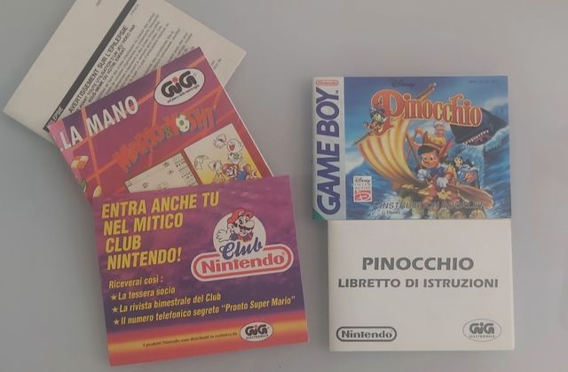Pinocho Game Boy PAL UKV Completo excelente